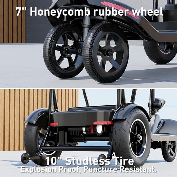 250W FOLDING 4-WHEEL MOBILITY SCOOTER - Image 2