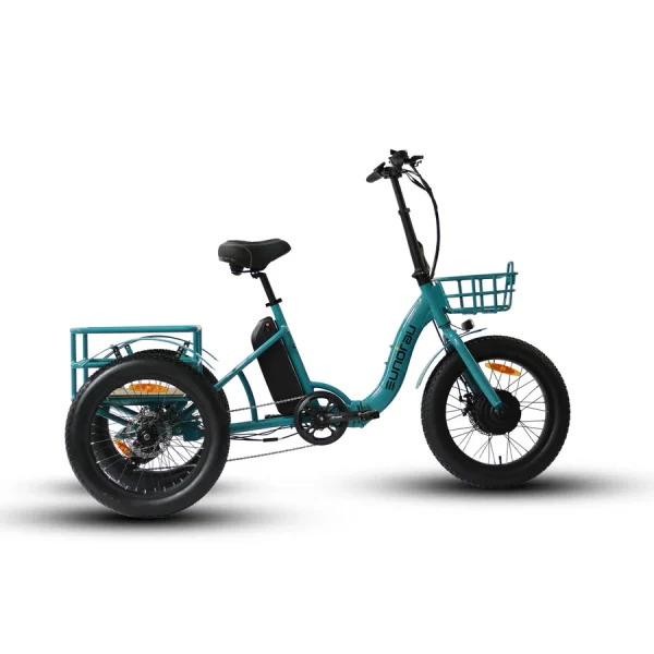 EUNORAU NEW-TRIKE Fat Tire Folding Electric Tricycle - Image 5