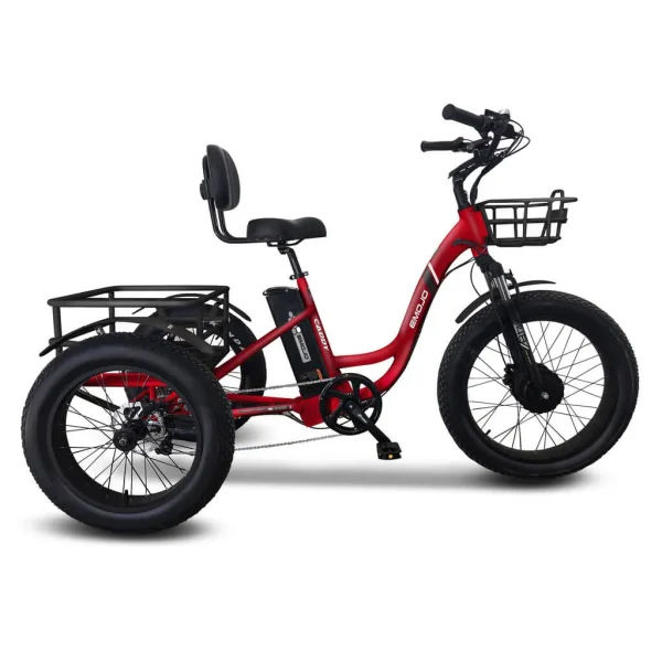 Emojo Caddy Pro 500W 48V Fat Tire Electric Tricycle - Image 3