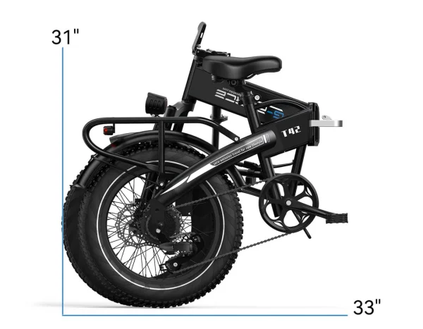 G-FORCE T42 Fat Tire 750W 48V 20Ah All Terrain Fat Tire Folding Electric Bike - Image 3