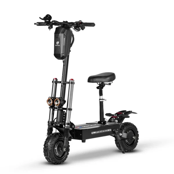 Quickwheel Explorer Dual Motor 6000W Folding 85km/h Speed 100km Range Electric Scooter