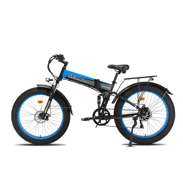 Senada Roamer 1000W 48V 14Ah All Terrain Fat Tire Electric Folding Bike