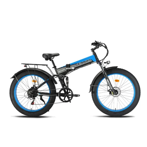 Senada Roamer 1000W 48V 14Ah All Terrain Fat Tire Electric Folding Bike - Image 2