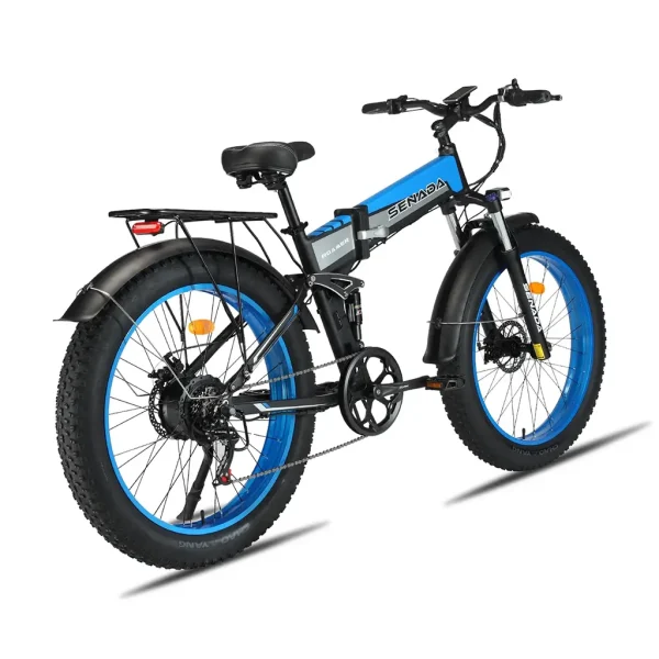 Senada Roamer 1000W 48V 14Ah All Terrain Fat Tire Electric Folding Bike - Image 4