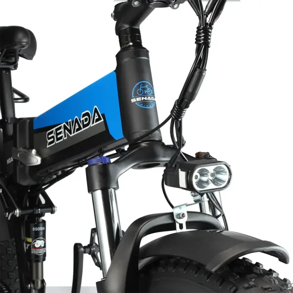 Senada Roamer 1000W 48V 14Ah All Terrain Fat Tire Electric Folding Bike - Image 10